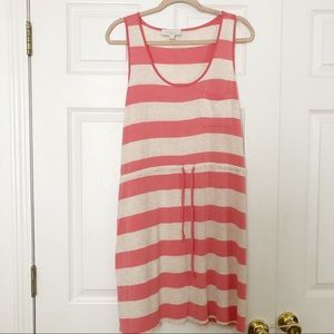 Olive &oak coral straps dress